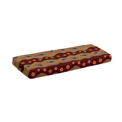 Australian Aboriginal Kangaroo Print Piano Keyboard Cover