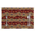 Australian Aboriginal Kangaroo Print Placemat
