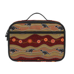 Australian Aboriginal Kangaroo Print Portable Lunch Bag