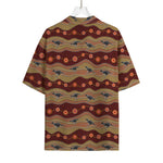 Australian Aboriginal Kangaroo Print Rayon Hawaiian Shirt