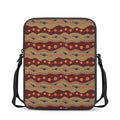 Australian Aboriginal Kangaroo Print Rectangular Crossbody Bag