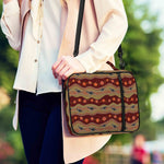 Australian Aboriginal Kangaroo Print Shoulder Strap Bible Bag