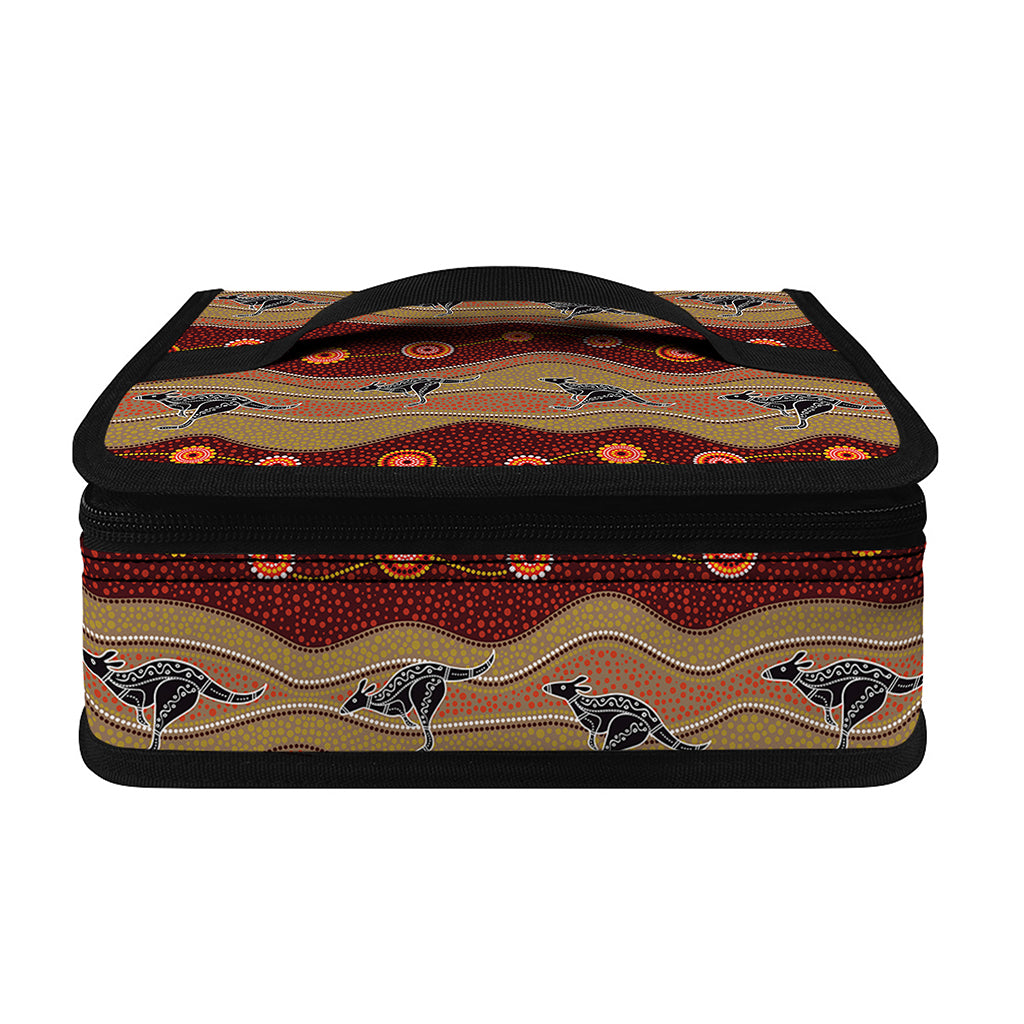 Australian Aboriginal Kangaroo Print Small Lunch Bag