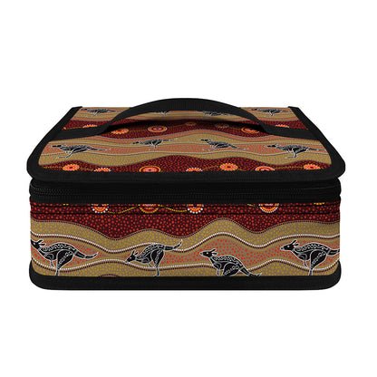 Australian Aboriginal Kangaroo Print Small Lunch Bag