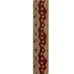 Australian Aboriginal Kangaroo Print Table Runner