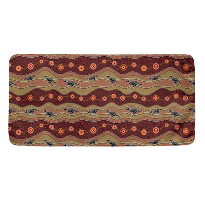 Australian Aboriginal Kangaroo Print Towel