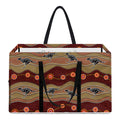 Australian Aboriginal Kangaroo Print Utility Tote Bag