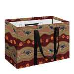 Australian Aboriginal Kangaroo Print Utility Tote Bag