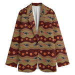 Australian Aboriginal Kangaroo Print Women's Blazer