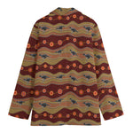 Australian Aboriginal Kangaroo Print Women's Blazer