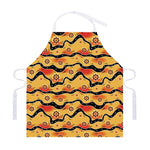 Australian Aboriginal Pattern Print Adjustable Apron