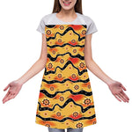 Australian Aboriginal Pattern Print Adjustable Apron