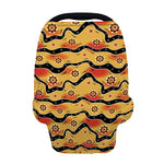 Australian Aboriginal Pattern Print Baby Seat Cover