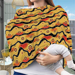 Australian Aboriginal Pattern Print Baby Seat Cover
