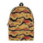 Australian Aboriginal Pattern Print Backpack