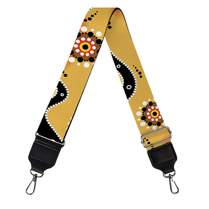 Australian Aboriginal Pattern Print Bag Strap