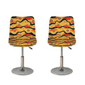 Australian Aboriginal Pattern Print Bar Stool Covers