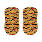 Australian Aboriginal Pattern Print Bar Stool Covers