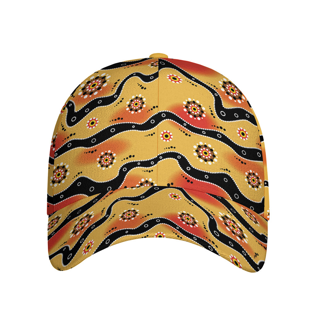 Australian Aboriginal Pattern Print Baseball Cap