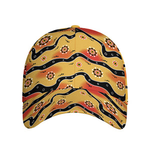 Australian Aboriginal Pattern Print Baseball Cap