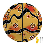 Australian Aboriginal Pattern Print Basketball