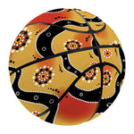 Australian Aboriginal Pattern Print Basketball