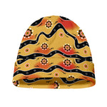Australian Aboriginal Pattern Print Beanie