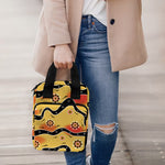 Australian Aboriginal Pattern Print Bible Tote Bag
