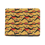 Australian Aboriginal Pattern Print Bifold Wallet