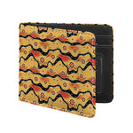 Australian Aboriginal Pattern Print Bifold Wallet