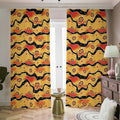 Australian Aboriginal Pattern Print Dimout Pencil Pleat Curtains