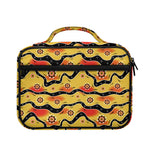 Australian Aboriginal Pattern Print Briefcase Bible Bag