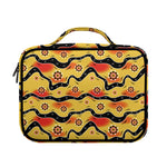 Australian Aboriginal Pattern Print Briefcase Bible Bag