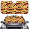 Australian Aboriginal Pattern Print Car Windshield Sun Shade