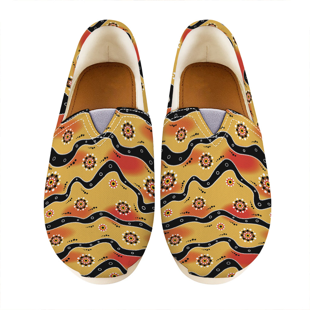 Australian Aboriginal Pattern Print Casual Shoes
