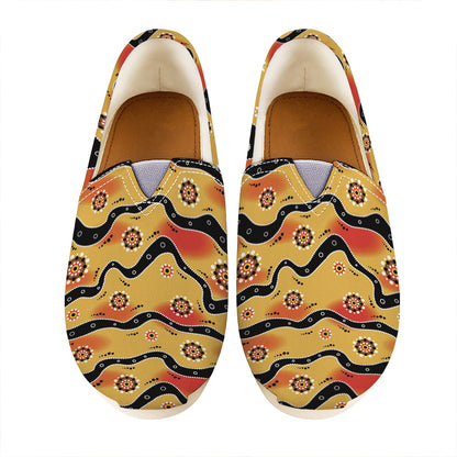 Australian Aboriginal Pattern Print Casual Shoes