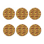 Australian Aboriginal Pattern Print Coaster Set