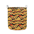 Australian Aboriginal Pattern Print Collapsible Laundry Basket