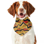 Australian Aboriginal Pattern Print Dog Bandana