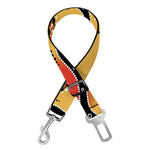 Australian Aboriginal Pattern Print Dog Seat Belt