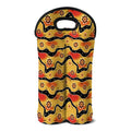 Australian Aboriginal Pattern Print Double Neoprene Wine Tote