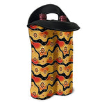 Australian Aboriginal Pattern Print Double Neoprene Wine Tote