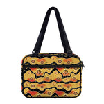 Australian Aboriginal Pattern Print Double Strap Bible Bag