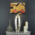 Australian Aboriginal Pattern Print Drum Lamp Shade
