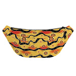 Australian Aboriginal Pattern Print Fanny Pack