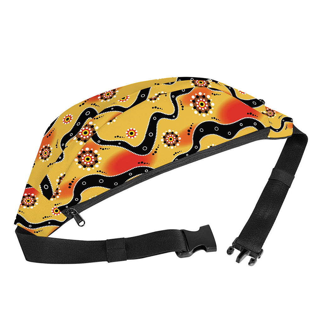 Australian Aboriginal Pattern Print Fanny Pack