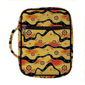 Australian Aboriginal Pattern Print Front Pocket Bible Bag