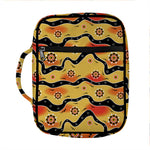 Australian Aboriginal Pattern Print Front Pocket Bible Bag