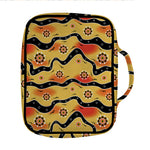 Australian Aboriginal Pattern Print Front Pocket Bible Bag