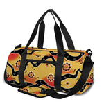 Australian Aboriginal Pattern Print Gym Bag